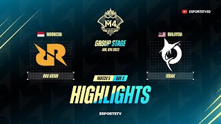 RRQ Hoshi vs Todak M4 World Championship  TODAK vs RRQ All Game Highlights ESPORTSTV [upl. by Duhl580]