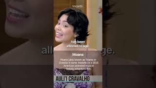 Auliʻi Cravalho Talks About Disney Moana 2 [upl. by Norvall91]