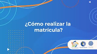 ¿Cómo realizar la Matrícula en la UNED [upl. by Eitirahc]