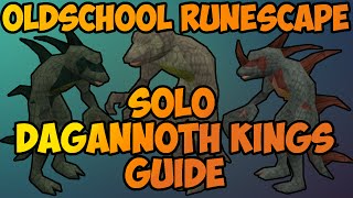 Oldschool Runescape  Solo Dagannoth Kings Guide  2007 DKS Solo Guide [upl. by Ellebanna]