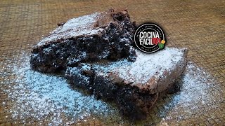 BROWNIE GOURMET CASERO EN 1 MINUTO l COCINA FACIL 101 [upl. by Richer583]