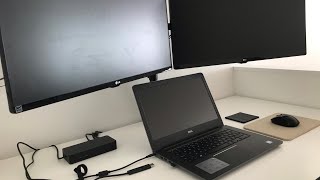 How to Setup 3 or more MonitorsScreens to a Laptop or PC Using Dell Dock D6000 Easiest Setup [upl. by Issak]