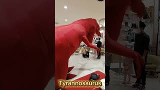 Dinosaur shooting game event production  Tyrannosaurus Inflatable  恐竜シューティング ティラノサウルス Dinosaur [upl. by Nniroc331]