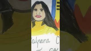 Kalpana the star painting kalpana chawla art shorts star⭐ [upl. by Massey]