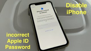 instantly remove icloud lock without previous owner success disable incorrect apple id or password [upl. by Aciras]