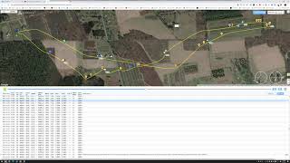 Airdata Flight Data from Flight to the grove [upl. by Alatea324]