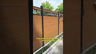 outdoorflooring fence flooring wpcdecking CLADDING [upl. by Ymarej]