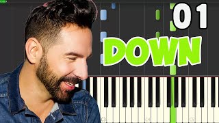 🎹Jason Walker  Down EP01 Piano Tutorial Synthesia❤️♫ [upl. by Flodur]