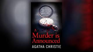 A Murder is Announced Miss Marple Agatha Christie Mystery Podcast Audio Author Narrations English P1 [upl. by Lorusso]