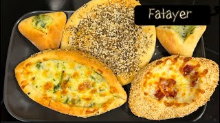 Fatayer Recipe  Softest Cheese Fatayer Recipe  Cheese  Spinach and Zaatar Fatayer or Pies [upl. by Ecitnirp]