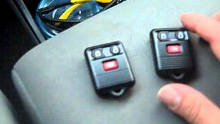 2006 Ford F250 Super Duty Keyless Entry FOB Programming [upl. by Anotal918]