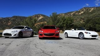 FRS GT86 BRZ vs RX8 vs S2000 Review  Everyday Driver [upl. by Adur26]