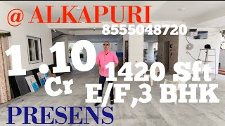 కొత్తది 3 Bhk అలకాపురి కొత్తపేటలో 1420 EF 3 BHK  110 CR  5 TH FLOOR 👉 8555048720 hyderabad [upl. by Vernon]