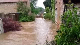 Breedon on the Hill Flood 15 June 2016 [upl. by Atenik]