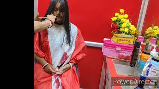 Cut thin hair carefully সাবধানে পাতলা চুল কাটতে হবে by Apsara Saj Ghar ❤️ [upl. by Ecnarolf]