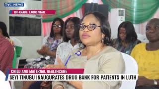 Seyi Tinubu Inaugurates Drug Bank For Patients In LUTH [upl. by Steel]