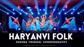 Haryanvi Folk Dance  Dance Alley  Sheena Thukral Choreography [upl. by Malcolm]