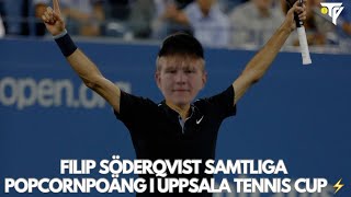 Filip Söderqvist samtliga Popcornpoäng i Uppsala Tennis Cup 🍿 [upl. by Shae386]