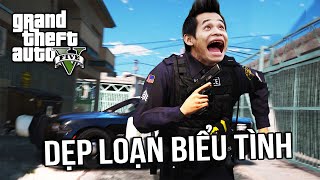 Mixigaming GTA 18 Cảnh sát trưởng dẹp loạn biểu tình trong server [upl. by Ahcila409]