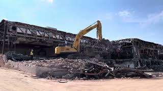 Harcombe Commons being razed Clemson University 1025 hrs Wed 12 June 2024 81° F 66 NE 23 [upl. by Annabela]