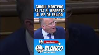 CHIQUI MONTERO FALTA EL RESPETO AL PP DE FEIJOO shorts chiquimontero feijoo abascal vox [upl. by Airahcaz824]