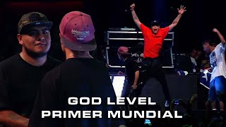 LO MEJOR DEL PRIMER MUNDIAL DE FREESTYLE  GOD LEVELS HISTÓRICAS [upl. by Einitsed]