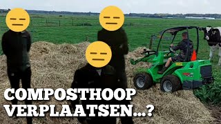 Milieucontrole deel 3  COMPOSTHOOP VERPLAATSEN  Boer Gerrit vlogt [upl. by Johst]