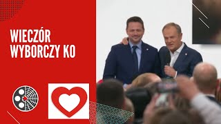 D Tusk R Trzaskowski Wieczór wybroczy KO  wybory samorządowe [upl. by Thane95]