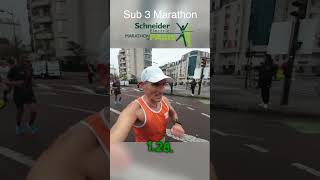 Sub 3 MARATHON Attempt  Paris Marathon 2023 [upl. by Garlan376]