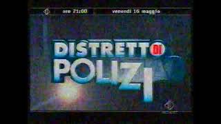 PROMO ITALIA 1 FICTION quotDISTRETTO DI POLIZIA 3quot 2003 [upl. by Mcclenaghan]