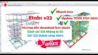 Download Etabs V22  Hướng dẫn cài đặt Etabs v22 thành công 100 Etabsv22 DownloadEtabsv22 [upl. by Duj204]