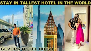 STAY IN WORLD TALLEST HOTEL  GEVORA DUBAI  FULL ROOM TOUR  PART 10  VJ PAWAN SINGH [upl. by Asirb]