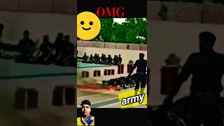 OMG 😱 army indianarmy armylover bsf police shortsvideo video vairalvideo [upl. by Ydorb]