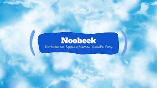 8 years old child creates a database application with Noobeek [upl. by Elleynod511]