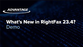 Demo Whats New in RightFax 234 [upl. by Emily]