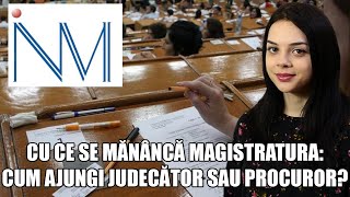 Profesii juridice  cum ajungi judecător sau procuror despre admiterea la INM [upl. by Lightfoot]