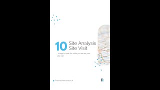 Site Analysis Site Visit Tips [upl. by Junina585]