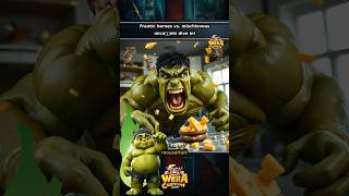 Superheroes vs Mice Hilarious Kitchen Chaos marvel avengers shorts dc superheroantics hulk [upl. by Ytok88]