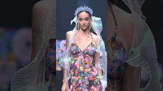 swimwear fashion show bikini balenciaga beachwear swimsuit tiktok trending model [upl. by Eelrahs]