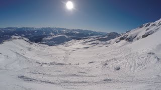 Piste Vorab Sattel  Lavadinas 35 Alp Ruschein  Flims LAAX Falera [upl. by Natividad507]