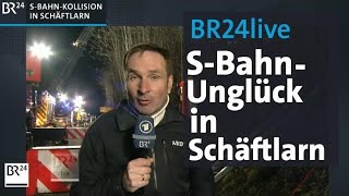 BR24live SBahnUnglück in Schäftlarn  ein Toter viele Verletzte  BR24 extra [upl. by Jeanne]