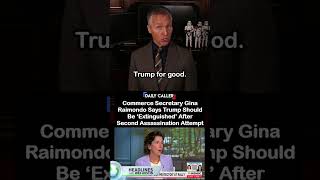 Commerce Secretary Says Trump Should Be ‘Extinguished’ Gina Raimondo on MSNBC trump donaldtrump [upl. by Eahsed517]