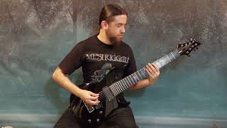 Meshuggah  Lethargica guitar intro [upl. by Trainer225]