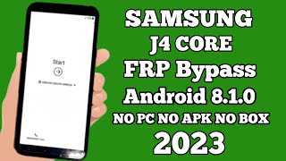 Samsung J4 Core FRP Unlock J410f Google Account Bypass Android 810 2021 New Method 100Working [upl. by Caesaria]