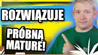 Matura Próbna Odpowiedzi Grudzień 2022 Poziom podstawowy Matematyka Live [upl. by Sima711]