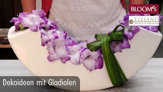 Deko mit Gladiolen  DIY Sommerdeko  summer decoration  BLOOM’s Floristik [upl. by Solomon]