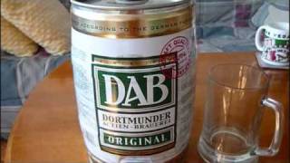 DAB Original Minikeg  DMs Montreal Beer Review 7710 [upl. by Bozovich491]