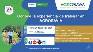 Conoce la experiencia de trabajar en AGROSAVIA [upl. by Akeinahs]