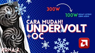 Tutorial mudah CARA UNDERVOLTOVERCLOCK VGA card AMD RADEON [upl. by Ardekal]