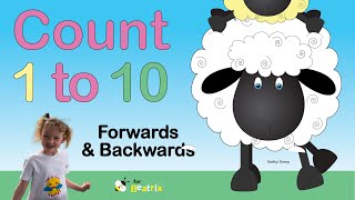 Learn to Count to 10 with Hilarious Shelby Sheep Antics funlearning [upl. by Alah]